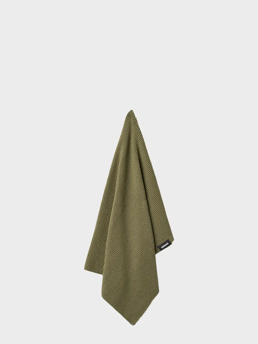 HUMDAKIN Strikket Køkkenhåndklæde Organic Textiles 149 Evergreen